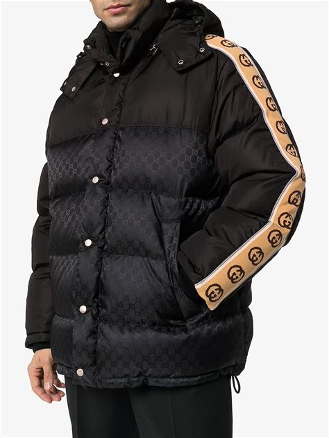 puffer gucci coat men|gucci canvas puffer jacket.